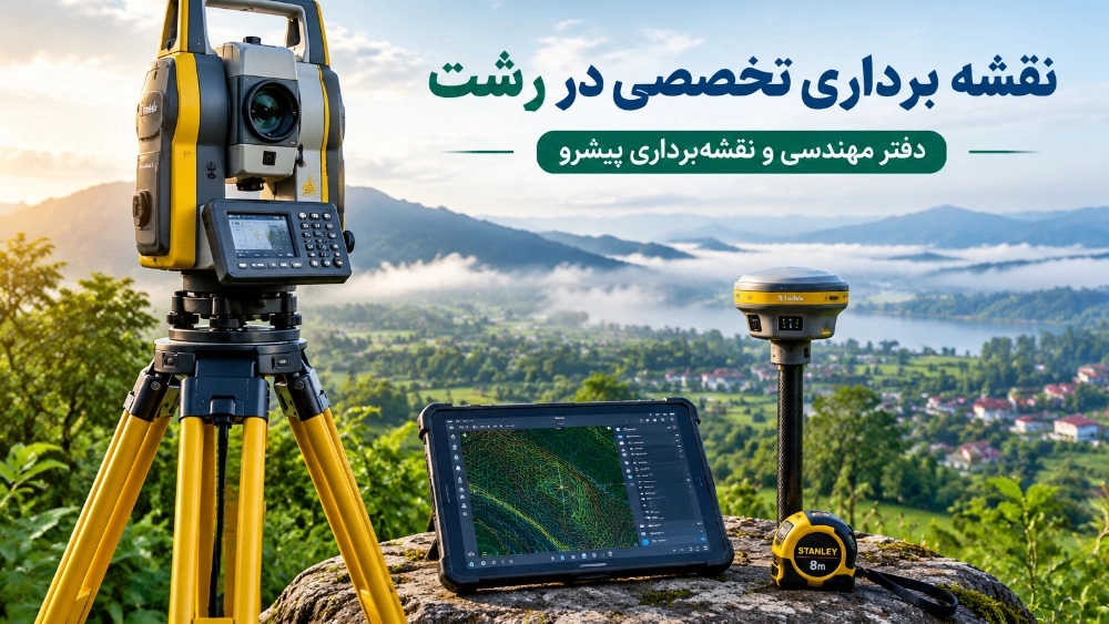 نقشه برداری دقیق برای تعیین حدود و ابعاد زمین در رشت نقشه برداری دقیق برای تعیین حدود و ابعاد زمین در رشت
